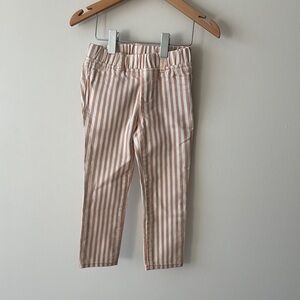 GAP Candy Stripe Jeans in Cream and Mauve